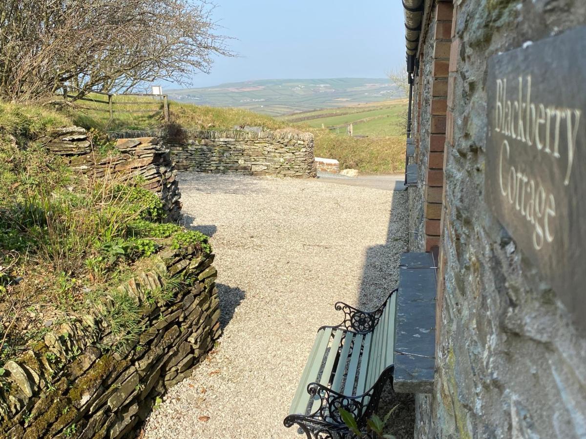 Polrunny Farm Blackberry Cottage - Cornwall Bliss In Sight Of The Sea Боскасъл Екстериор снимка